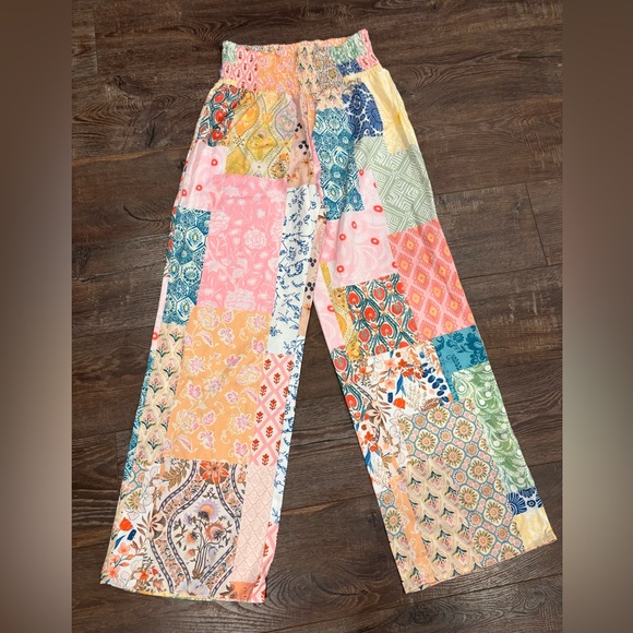 Pants - Size Medium Unbranded patchwork style casual pants